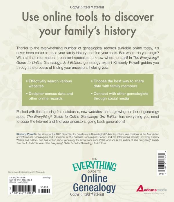 The Everything Guide to Online Genealogy: Trace Your Roots, Share Your History, and Create Your Family Tree