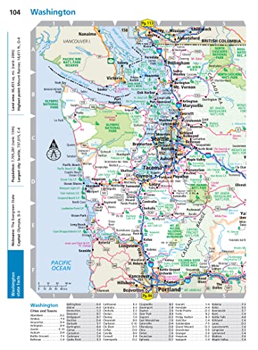 Rand McNally 2023 EasyFinder Midsize Road Atlas (Rand McNally Road Atlas Midsize Easy Finder)