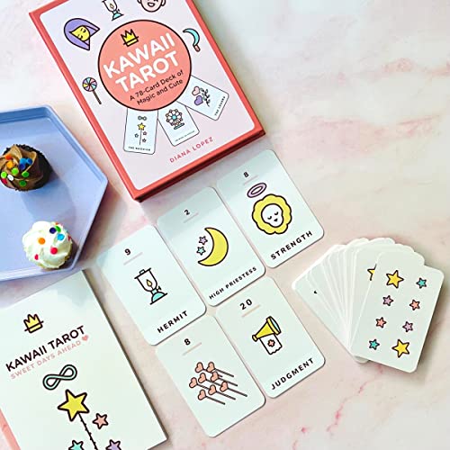 Kawaii Tarot: A 78-Card Deck of Magic and Cute (Modern Tarot Library)