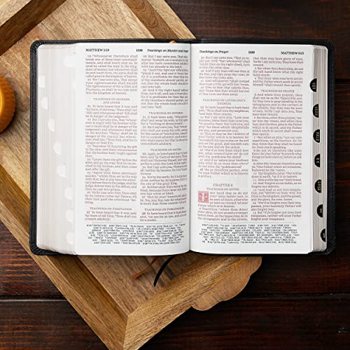 KJV, Personal Size Reference Bible, Sovereign Collection, Leathersoft, Purple, Red Letter, Thumb Indexed, Comfort Print: Holy Bible, King James Version