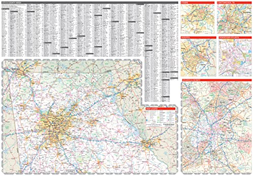 Rand McNally Easy To Read Folded Map: Georgia State Map