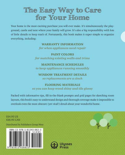 New Home Journal: Record All the Repairs, Upgrades and Home Improvements During Your Years at...