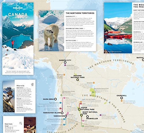 Lonely Planet Canada Planning Map 1