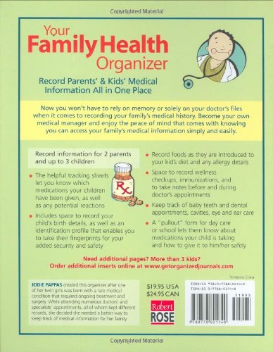 Your Family Health Organizer: Record Parents' and Kids' Medical Information All in One Place