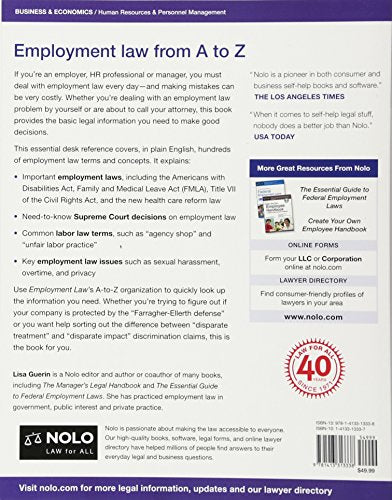 Employment Law: The Essential HR Desk Reference