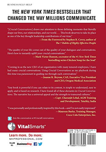 Crucial Conversations: Tools for Talking When Stakes Are High, Second Edition