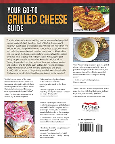 Great Book of Grilled Cheese: 100+ Recipes for the Ultimate Comfort Food, Soups, Salads, and Sides (Fox Chapel Publishing) Cookbook - Delicious Sandwiches, Toasties, and More with Simple Ingredients