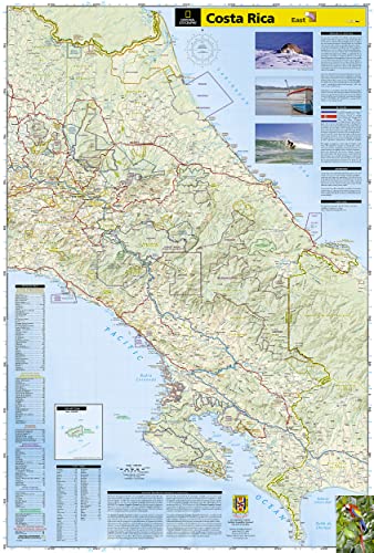 Costa Rica (National Geographic Adventure Map)