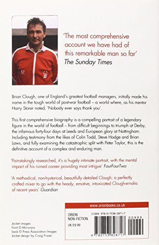 Brian Clough: Nobody Ever Says Thank You: The Biography