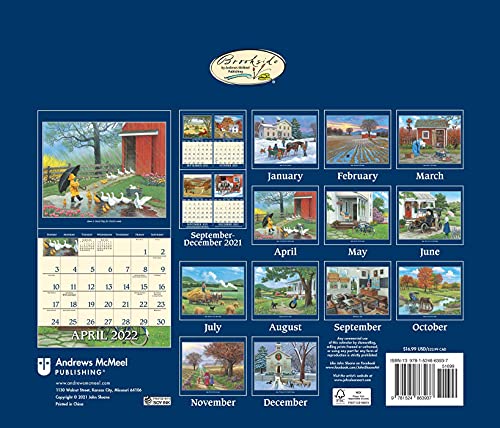 John Sloane's Country Seasons 2022 Deluxe Wall Calendar