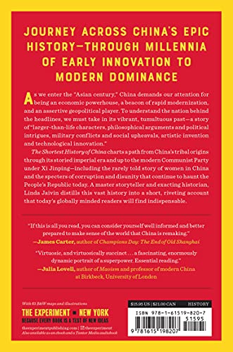 The Shortest History of China: From the Ancient Dynasties to a Modern Superpower―A Retelling for Our Times (Shortest History Series)