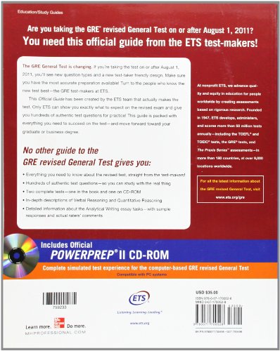 The Official Guide to the GRE revised General Test