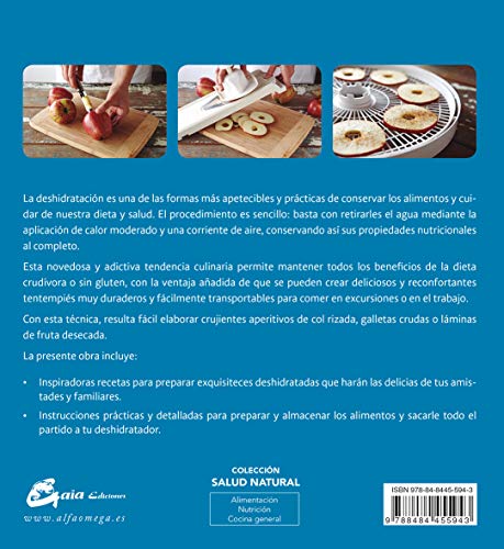 El arte de deshidratar: Saca el mejor partido de tu deshidratador de alimentos (Salud natural) (Spanish Edition)