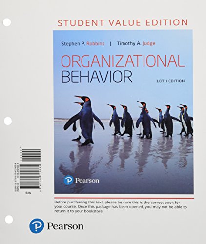 Organizational Behavior