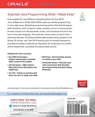 Java: A Beginner's Guide