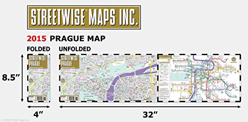 Streetwise Prague Map - Laminated City Center Street Map of Prague, Czech Republic