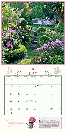 Secret Garden Wall Calendar 2022: A year of photographs that transport you to a garden sanctuary.