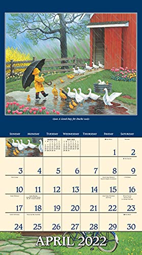 John Sloane's Country Seasons 2022 Deluxe Wall Calendar