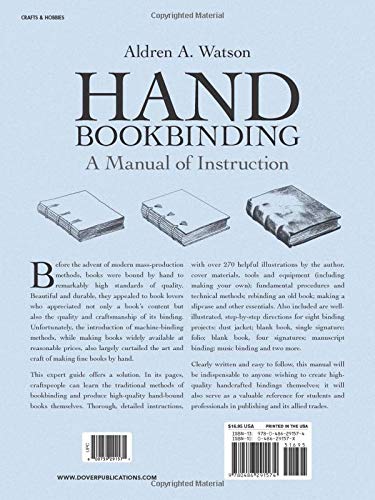 Hand Bookbinding: A Manual of Instruction