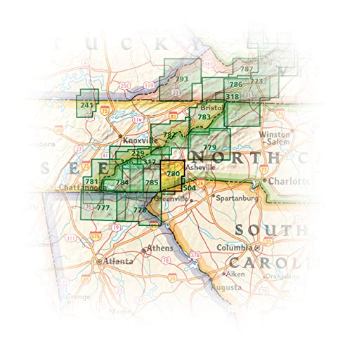 Pisgah Ranger District Map [Pisgah National Forest] (National Geographic Trails Illustrated Map, 780)