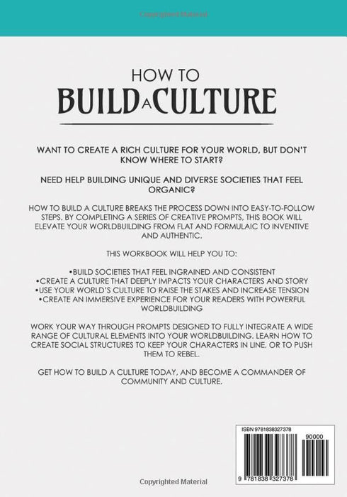 How to Build a Culture: An Author’s Guide to Building Rich and Diverse Cultures