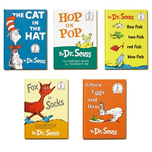 Dr. Seuss's Beginner Book Collection (Cat in the Hat, One Fish Two Fish, Green Eggs and Ham, Hop on Pop, Fox in Socks)