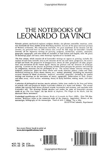 The Notebooks of Leonardo Da Vinci (Volume 1)