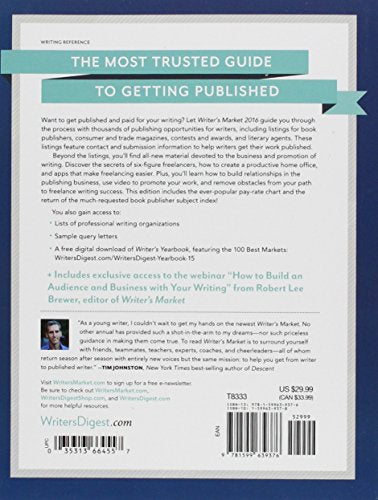 Writer's Market 2016: The Most Trusted Guide to Getting Published