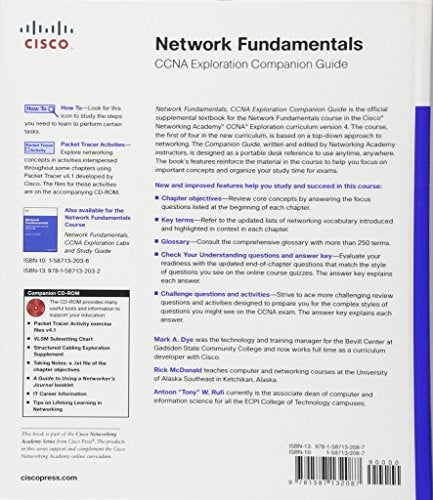 Network Fundamentals: CCNA Exploration Companion Guide