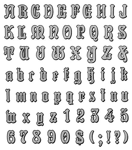 Gothic and Old English Alphabets: 100 Complete Fonts (Lettering, Calligraphy, Typography)