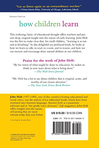 How Children Learn (Classics in Child Development)