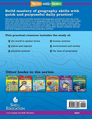 180 Days of Social Studies: Grade 4 - Daily Geography Workbook for Classroom and Home, Cool and Fun Practice, Elementary School Level Activities ... to Build Skills (180 Days of Practice)