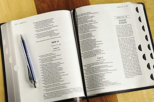 The Jesus Bible, NIV Edition, Leathersoft, Black, Thumb Indexed, Comfort Print