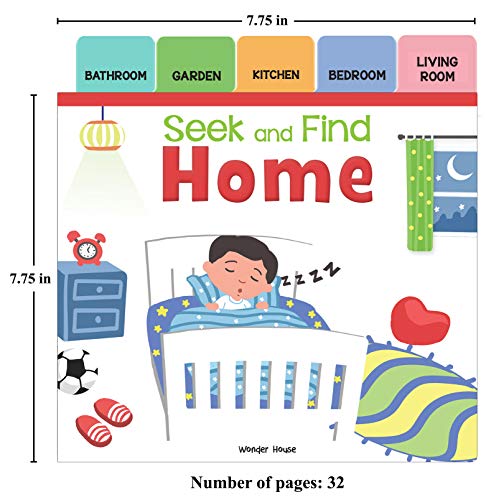 Seek And Find: Home: Early Learning Board Books With Tabs