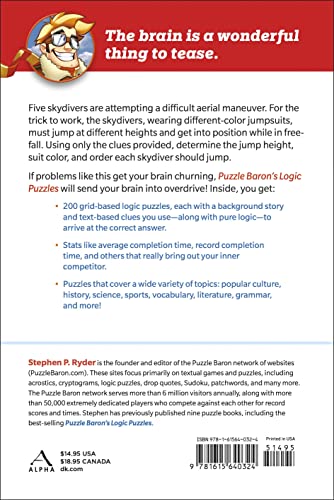 Puzzle Baron's Logic Puzzles: Hours of Brain-Challenging Fun!