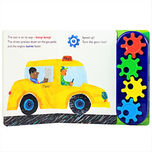 World of Eric Carle, Turn, Crank, Zoom! A STEM Gear Sound Book - PI Kids