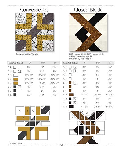 Quilt Block Genius, Expanded Second Edition: Over 300 Pieced Quilt Blocks to Make 1001 Blocks with No Math Charts (Landauer) Mini Quilts, Settings, Sampler Patterns, & Tips to Create Your Own Block