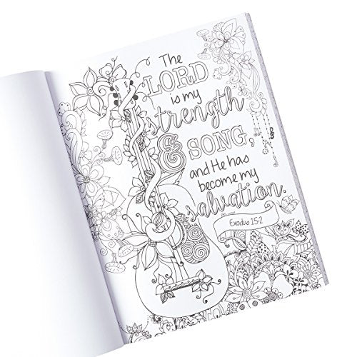 Promises to Bless Your Heart Inspirational Coloring Book for Adults and Teens with Scripture