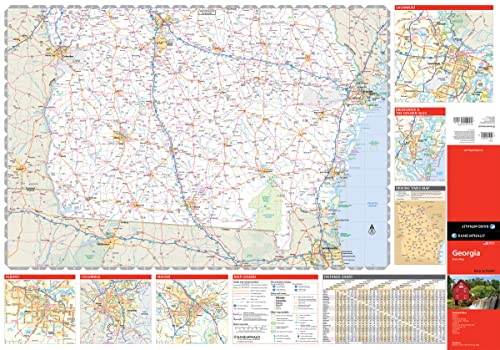 Rand McNally Easy To Read Folded Map: Georgia State Map