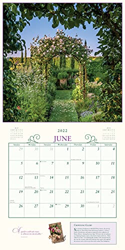 Secret Garden Wall Calendar 2022: A year of photographs that transport you to a garden sanctuary.