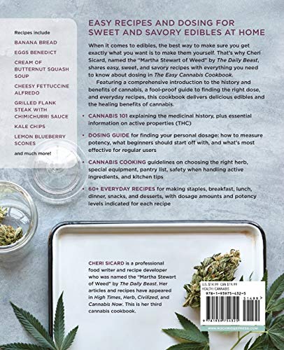 The Easy Cannabis Cookbook: 60+ Medical Marijuana Recipes for Sweet and Savory Edibles