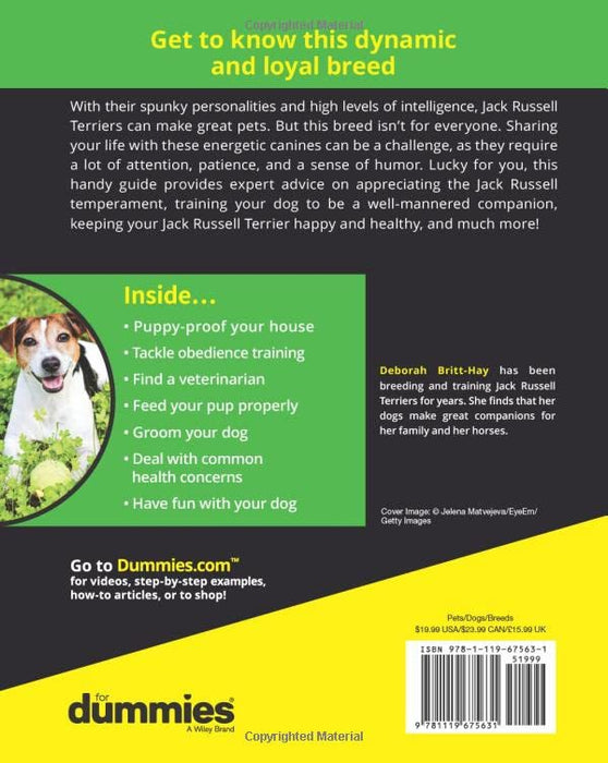 Jack Russell Terriers For Dummies