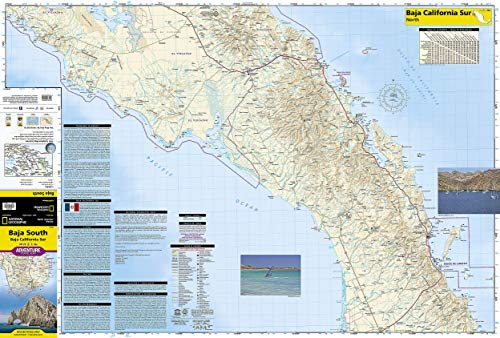 Baja South: Baja California Sur Map [Mexico] (National Geographic Adventure Map, 3104)