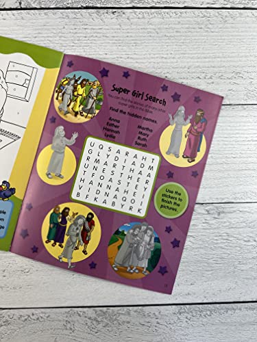 The Beginner's Bible Super Girls of the Bible Sticker and Activity Book