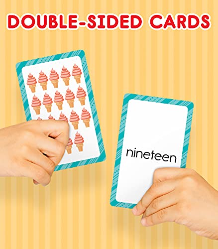 Carson Dellosa Number Flash Cards for Toddlers 2-4 Years, Numbers Flash Cards with Numbers 0-25, Counting and Number Recognition Skills, Preschool and Kindergarten