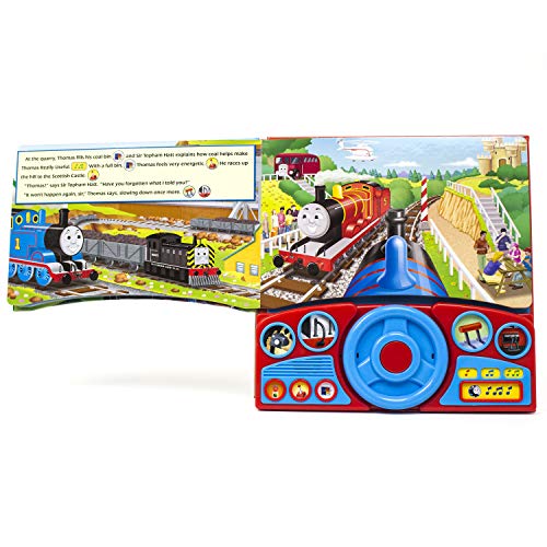 Thomas & Friends - Let's Go Thomas! Interactive Steering Wheel Sound Book - PI Kids (Steering Wheel Book)