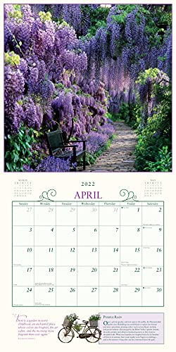 Secret Garden Wall Calendar 2022: A year of photographs that transport you to a garden sanctuary.