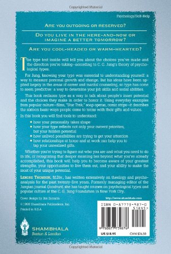 Personality Type: An Owner's Manual: A Practical Guide to Understanding Yourself and Others Through Typology (Jung on the Hudson Book Series)