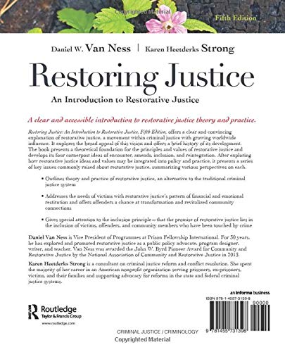 Restoring Justice, Fifth Edition: An Introduction to Restorative Justice