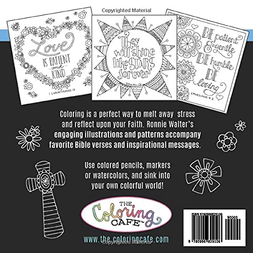 The Coloring Cafe-Volume Four-Bible Blessings to Color